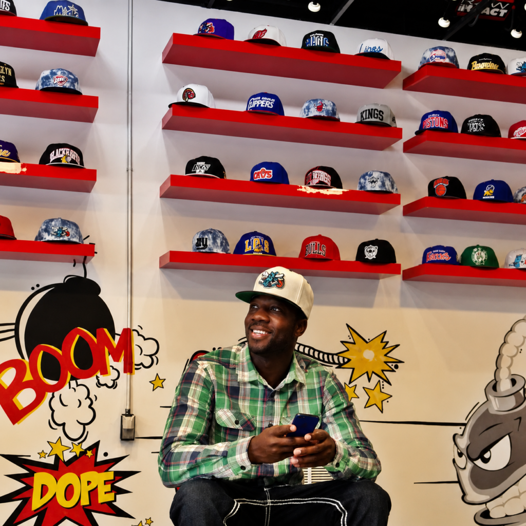 Drey Ricks, CEO and Founder of Rawimpact Lifestyle Brand at Retail Store Location
